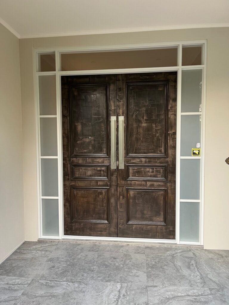 Iron Rust front door